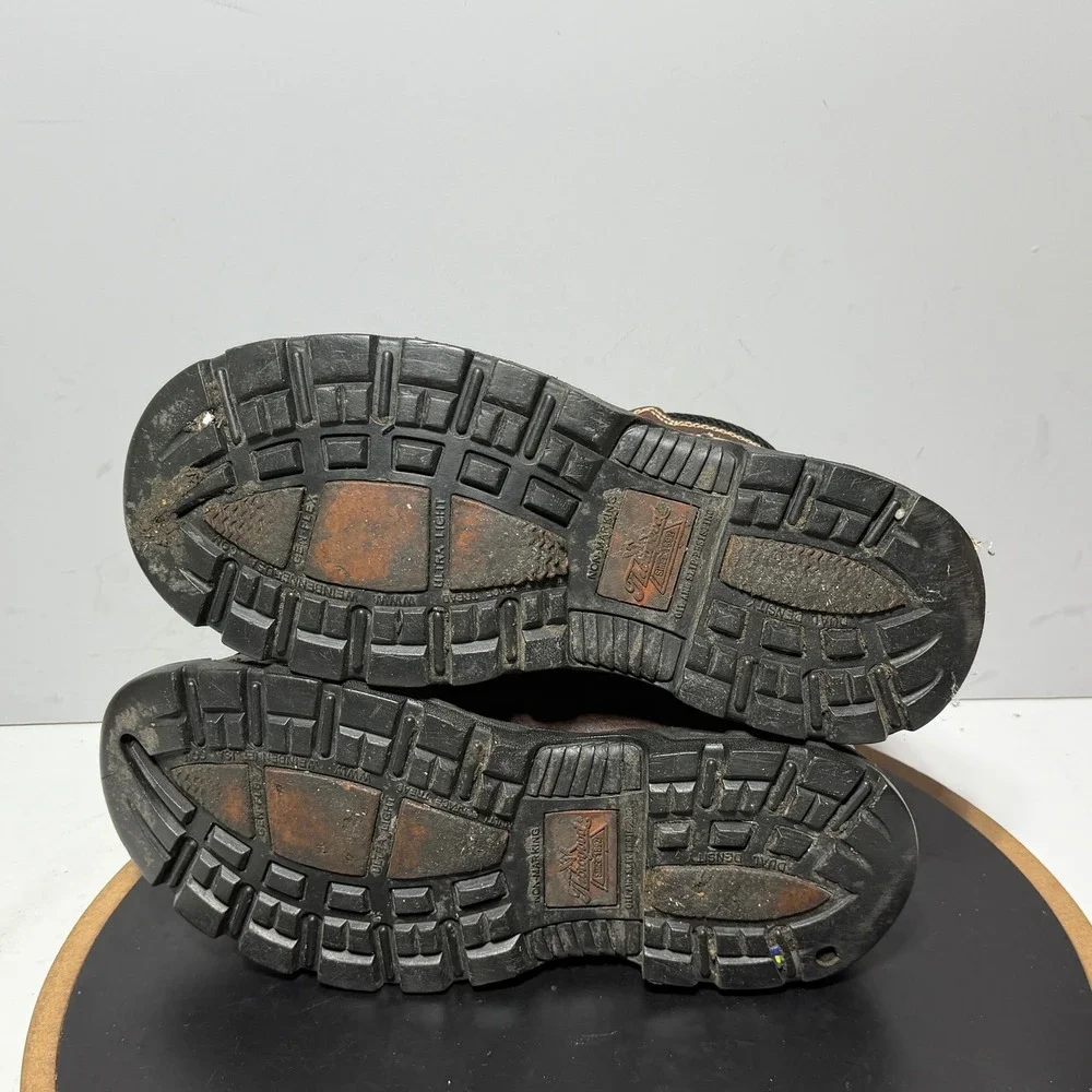 Thorogood Gen Flex Work Boots Men 8 Brown Composite Safety Toe Leather Workwear